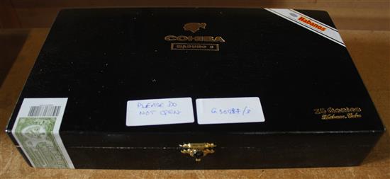 25 Cohiba Maduro single cigars